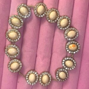 J.Crew Women's Gold Gem Bracelet with Crystals